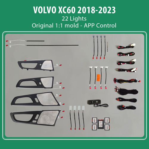 Digital iQ Ambient Light Volvo  XC60 mod. 2018-2023, 22 Lights