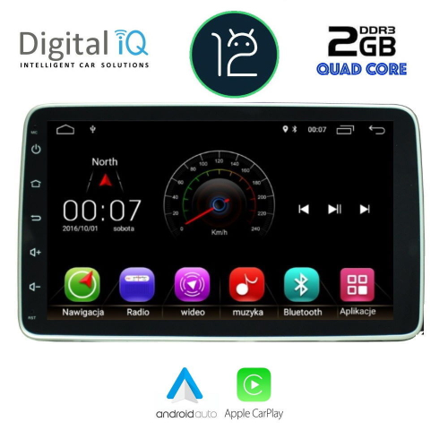 DIGITAL IQ X356M_CPA (9'' DECK) MULTIMEDIA SYSTEM for FIAT TIPO mod. 2019&gt;