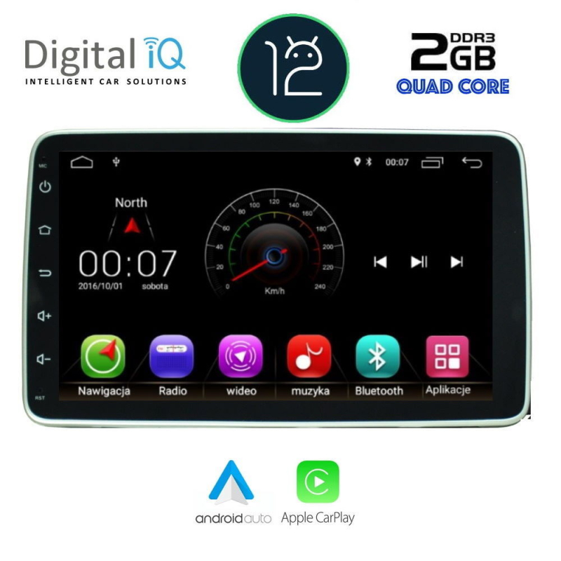 DIGITAL IQ X356M_CPA (9'' DECK) MULTIMEDIA SYSTEM for FIAT TIPO mod. 2019>
