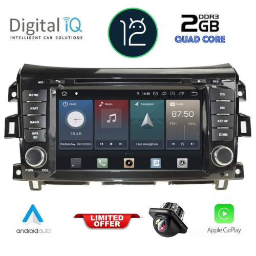 DIGITAL IQ X416_GPS (7”_DVD) MULTIMEDIA SYSTEM for NISSAN NAVARA mod. 2016&gt;