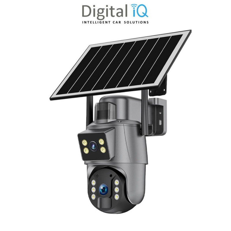 DIGITAL IQ ROBOCAM 4GS22 SECURITY CAMERA (DUAL LENS, PTZ, 4G, SOLAR PANEL)