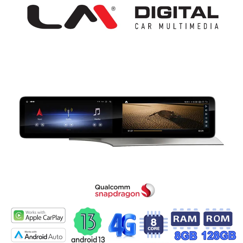 LM Digital - LM JFK1971 DUAL Οθόνη OEM Multimedia Αυτοκινήτου για Mercedes GLA 2014 > 2018 με εργοστασιακό σύστημα NTG 5.0 (CarPlay/AndroidAuto/BT/GPS/WIFI/GPRS) LM Digital - LM JFK1971 DUAL Οθόνη OEM Multimedia Αυτοκινήτου για Mercedes GLA 2014 > 2018 με εργοστασιακό σύστημα NTG 5.0 (CarPlay/AndroidAuto/BT/GPS/WIFI/GPRS)