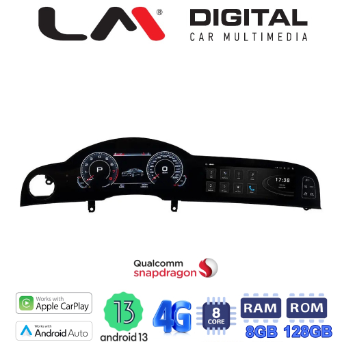 LM Digital - LM JFK2961 DUAL Οθόνη OEM Multimedia Αυτοκινήτου για Audi A6 2010 > 2011 Ενημερώστε τις πωλήσεις αν το όχημα έχει AUX ή AMI ή αν χρειάζεστε αντάπτορα οπτικών ινών(τσεκάρετε για πιθανές επιπλέον χρεώσεις) (CarPlay/AndroidAuto/BT/GPS/WIFI/G