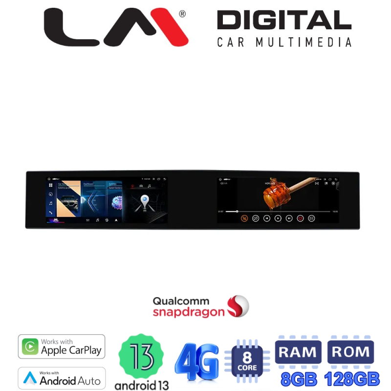 LM Digital - LM JFK9924 DUAL Οθόνη OEM Multimedia Αυτοκινήτου για BMW S.7 F01/F02 2008 > 2015 με εργοστασιακό σύστημα NBT (CarPlay/AndroidAuto/BT/GPS/WIFI/GPRS) LM Digital - LM JFK9924 DUAL Οθόνη OEM Multimedia Αυτοκινήτου για BMW S.7 F01/F02 2008 > 2015 με εργοστασιακό σύστημα NBT (CarPlay/AndroidAuto/BT/GPS/WIFI/GPRS)
