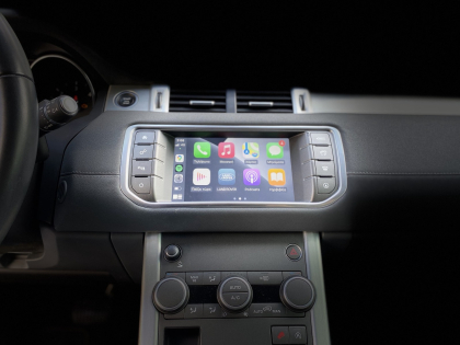 Εγκατάσταση Apple Carplay/Android Auto, Rear view Camera σε Range Rover Evoque 2016.