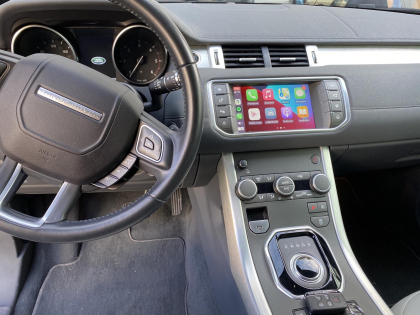 Εγκατάσταση Apple Carplay/Android Auto, Rear view Camera σε Range Rover Evoque 2016.