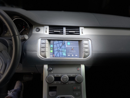 Εγκατάσταση Apple Carplay/Android Auto, Rear view Camera σε Range Rover Evoque 2016.