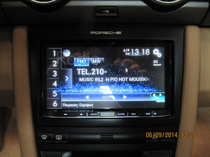 Εγκατάσταση Car Cinema & Navigation – Pioneer AVIC-F60DAB και ηχεια FOCAL Focal PS 165FXE σε Porsche Cayman