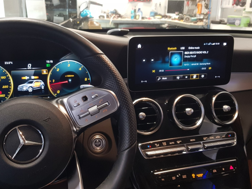 Εγκατάσταση Ηχοσυστήματος με Subwoofer & Ενισχυτή σε Mercedes GLC 53 του 2021.