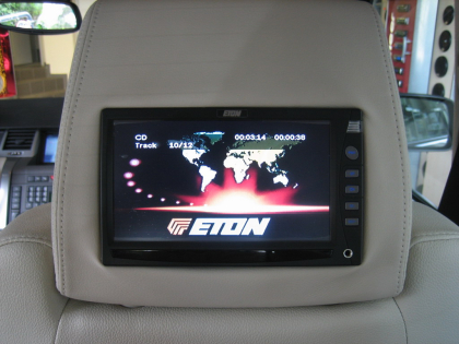 Εγκατάσταση TV-Tuner, DVD/MP3 και οθονών 6,5” σε Range Rover Supercharged Sport.