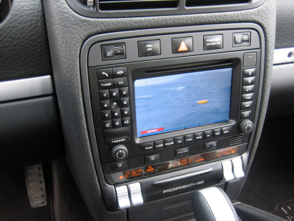 ΕγκατάστασηPorsche Cayenne 2006. Car Cinema Pioneer-Eton.