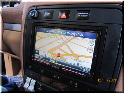 Εγκατάσταση Car Cinema Navigation Kenwood DNX9240BT σε Porsche Cayenne.