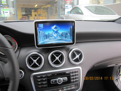 Εγκατάσταση Car Cinema & Navigation με Stagemotion σε Mercedes A-Class Glass 180 W176.