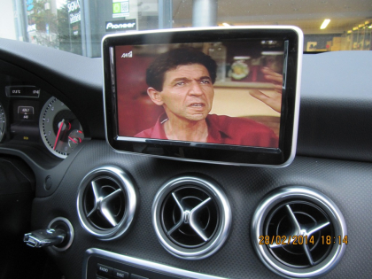 Εγκατάσταση Car Cinema & Navigation με Stagemotion σε Mercedes A-Class Glass 180 W176.