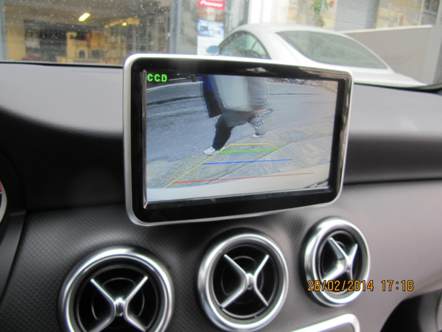 Εγκατάσταση Car Cinema & Navigation με Stagemotion σε Mercedes A-Class Glass 180 W176.