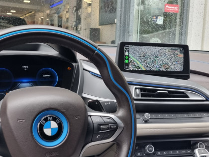 Εγκατάσταση Ασύρματου CarPlay & Android Auto σε BMW i8 με Διατήρηση Εργοστασιακών Λειτουργιών