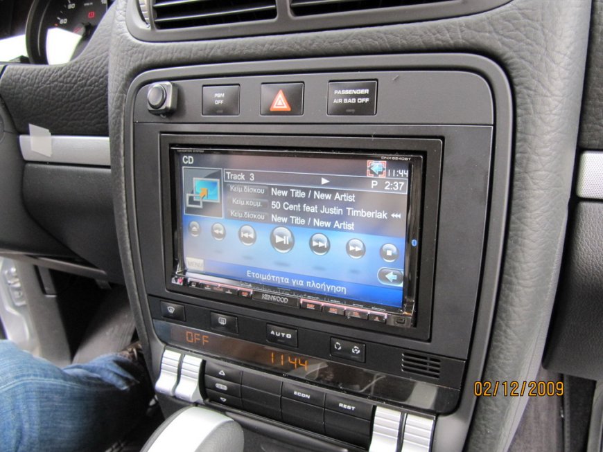 Εγκατάσταση Car Cinema & Navigation – Kenwood DNX9240BT σε Porsche Cayenne.