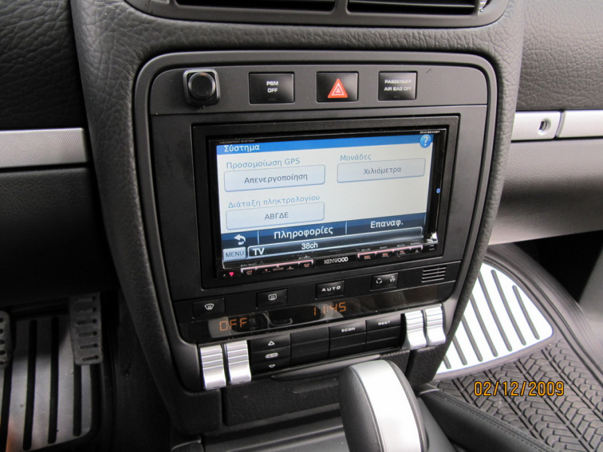 Εγκατάσταση Car Cinema & Navigation – Kenwood DNX9240BT σε Porsche Cayenne.