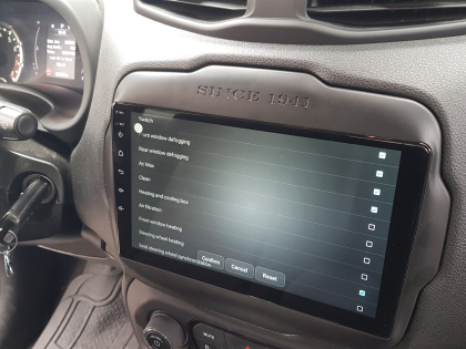 Jeep Renegade 2022 – Αντικατάσταση Εργοστασιακής Πηγής με Οθόνη Digital IQ