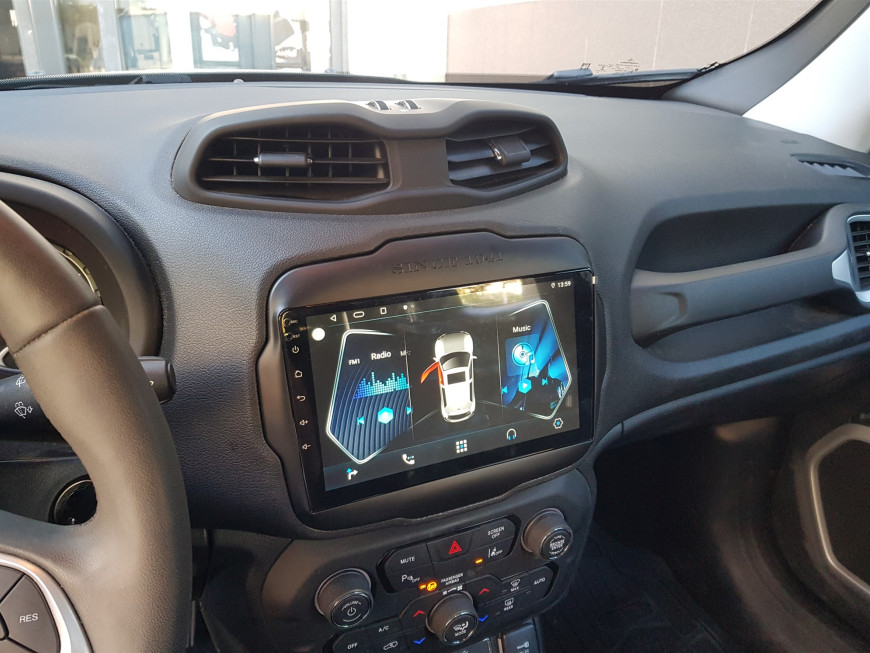 Jeep Renegade 2022 – Αντικατάσταση Εργοστασιακής Πηγής με Οθόνη Digital IQ