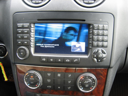Εγκατάσταση Car Cinema σε Mercedes ML 350 μοντέλο 2006.