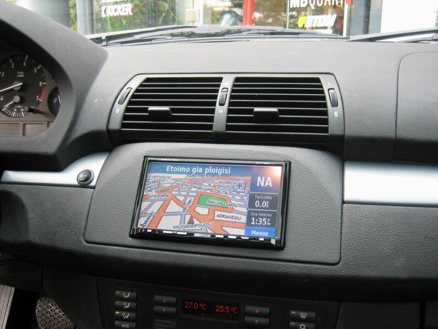 Εγκατάσταση Car Multimedia & Navigation Kenwood DNX7200 σε BMW X5.