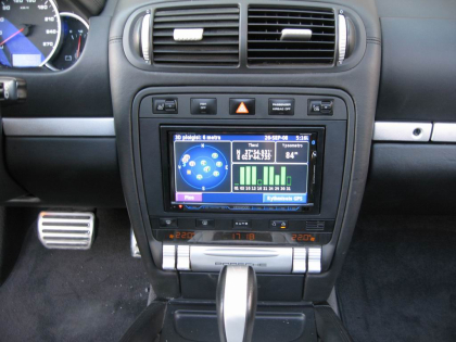 Εγκατάσταση CCar Cinema Navigation Kenwood σε Porsche Cayenne.