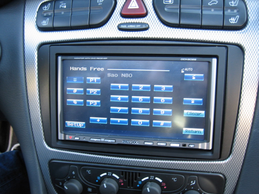 Εγκατάσταση Car Cinema & Navigation Kenwood DDX-6029 σε Mercedes C230 Sao.