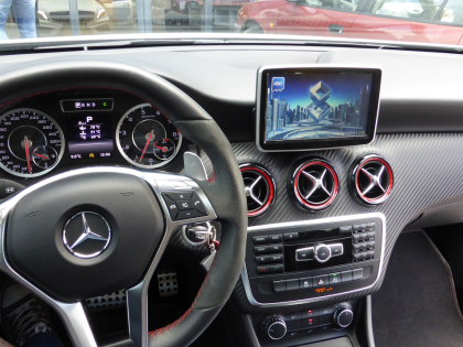 Εγκατάσταση Navigation 9” σε Mercedes A-Class W176 AMG Turbo (2015).