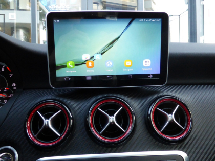 Εγκατάσταση Navigation 9” σε Mercedes A-Class W176 AMG Turbo (2015).