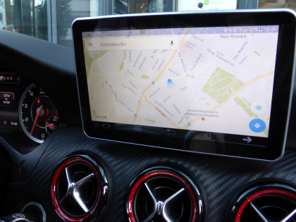 Εγκατάσταση Navigation 9” σε Mercedes A-Class W176 AMG Turbo (2015).