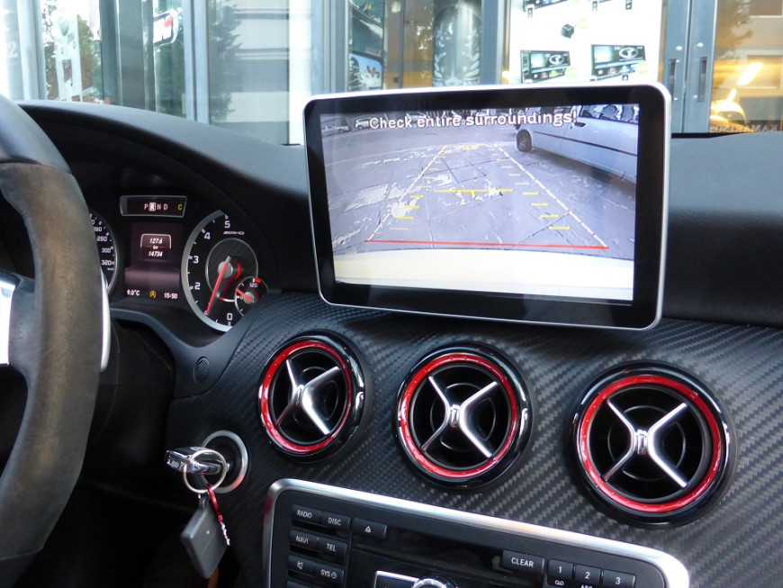Εγκατάσταση Navigation 9” σε Mercedes A-Class W176 AMG Turbo (2015).