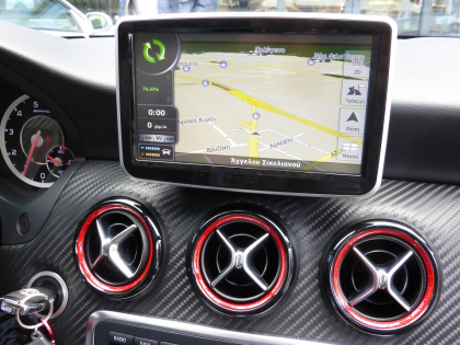 Εγκατάσταση Navigation 9” σε Mercedes A-Class W176 AMG Turbo (2015).