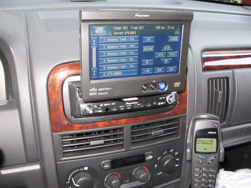 Εγκατάσταση Car Cinema Pioneer AVIC-X1R σε Jeep Grand Cherokee