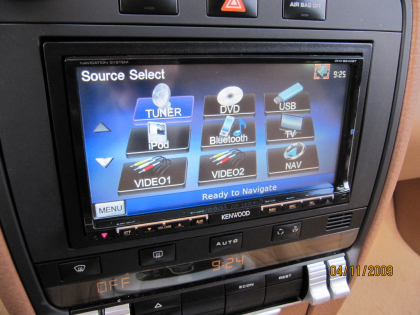 Εγκατάσταση Car Cinema & Navigation – Kenwood DNX9240BT σε Porsche Cayenne