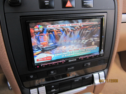 Εγκατάσταση Car Cinema & Navigation – Kenwood DNX9240BT σε Porsche Cayenne