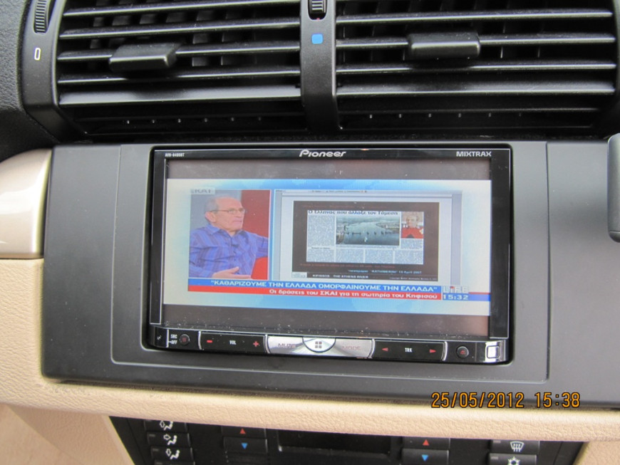 Εγκατάσταση Pioneer AVH-8400BT σε BMW X5.