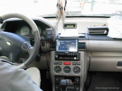 Eγκατάσταση 1DIN Car Cinema σε Land Rover Freelander.