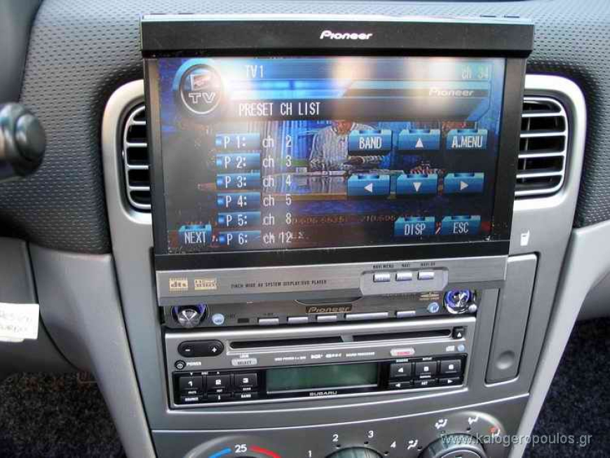 Εγκατάσταση Car Cinema Pioneer AVH-P7500DVD σε Subaru Forester
