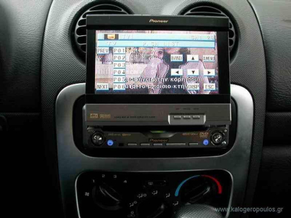 Εγκατάσταση Car Cinema Pioneer AVH-P6500DVD σε Jeep Cherokee 3.7.