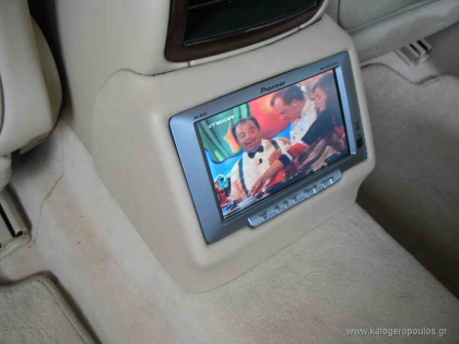 Εγκατάσταση Car Cinema σύστημα Pioneer AVD-W8000 με ηχεία ETON σε Mercedes S350.