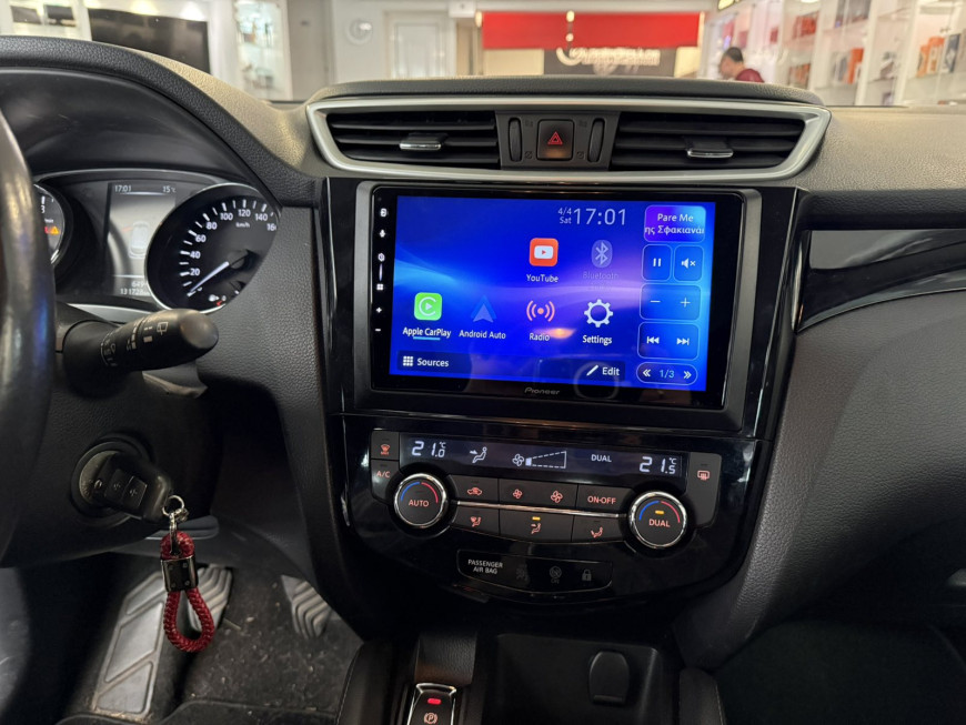 Εγκατάσταση Οθόνης Pioneer SPH-PF97BT σε Nissan Qashqai