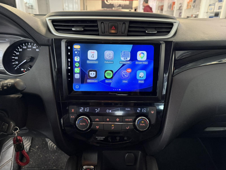 Εγκατάσταση Οθόνης Pioneer SPH-PF97BT σε Nissan Qashqai