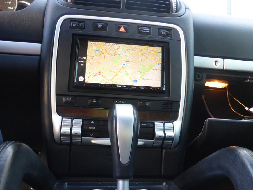 Εγκατάσταση MultiMedia & Σύστημα Navigation – Kenwood DDX9716BTS σε Porsche Cayenne 2004