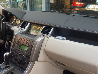 Εγκατάσταση Apple Car Play - Android Auto, Rear Camera, TvTuner στην εργοστασιακή οθόνη του Range Rover Sport.