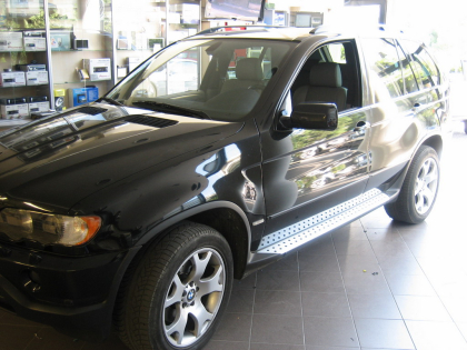 Εγκατάσταση Car Cinema συστήματος Eton με PlayStation 2 σε BMW X5 4.4.