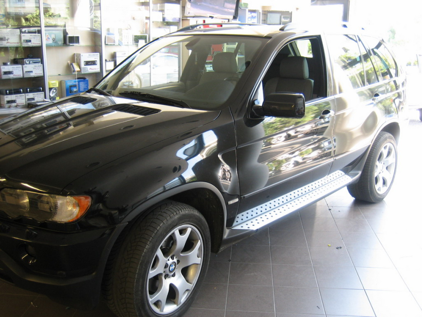 Εγκατάσταση Car Cinema συστήματος Eton με PlayStation 2 σε BMW X5 4.4.