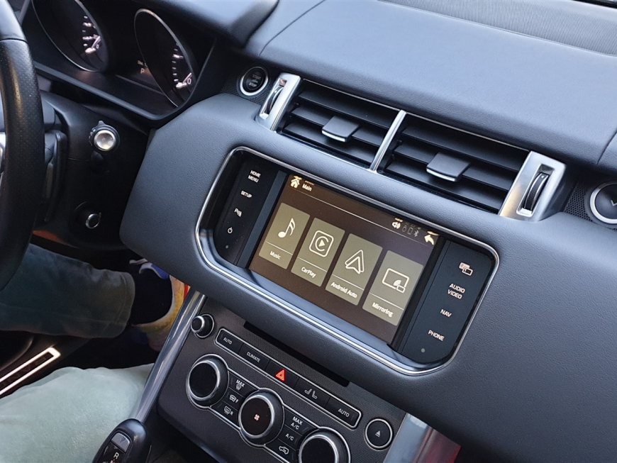 Εγκατάσταση Apple Carplay/Android Auto & Rear view Camera σε Range Rover Evoque 2018.