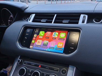 Εγκατάσταση Apple Carplay/Android Auto & Rear view Camera σε Range Rover Evoque 2018.