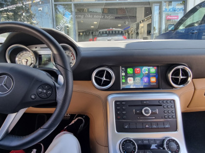 Εγκατάσταση CarPlay/Android Auto και μετατροπή Οθόνης σε Touch Screen σε Mercedes AMG SLS.